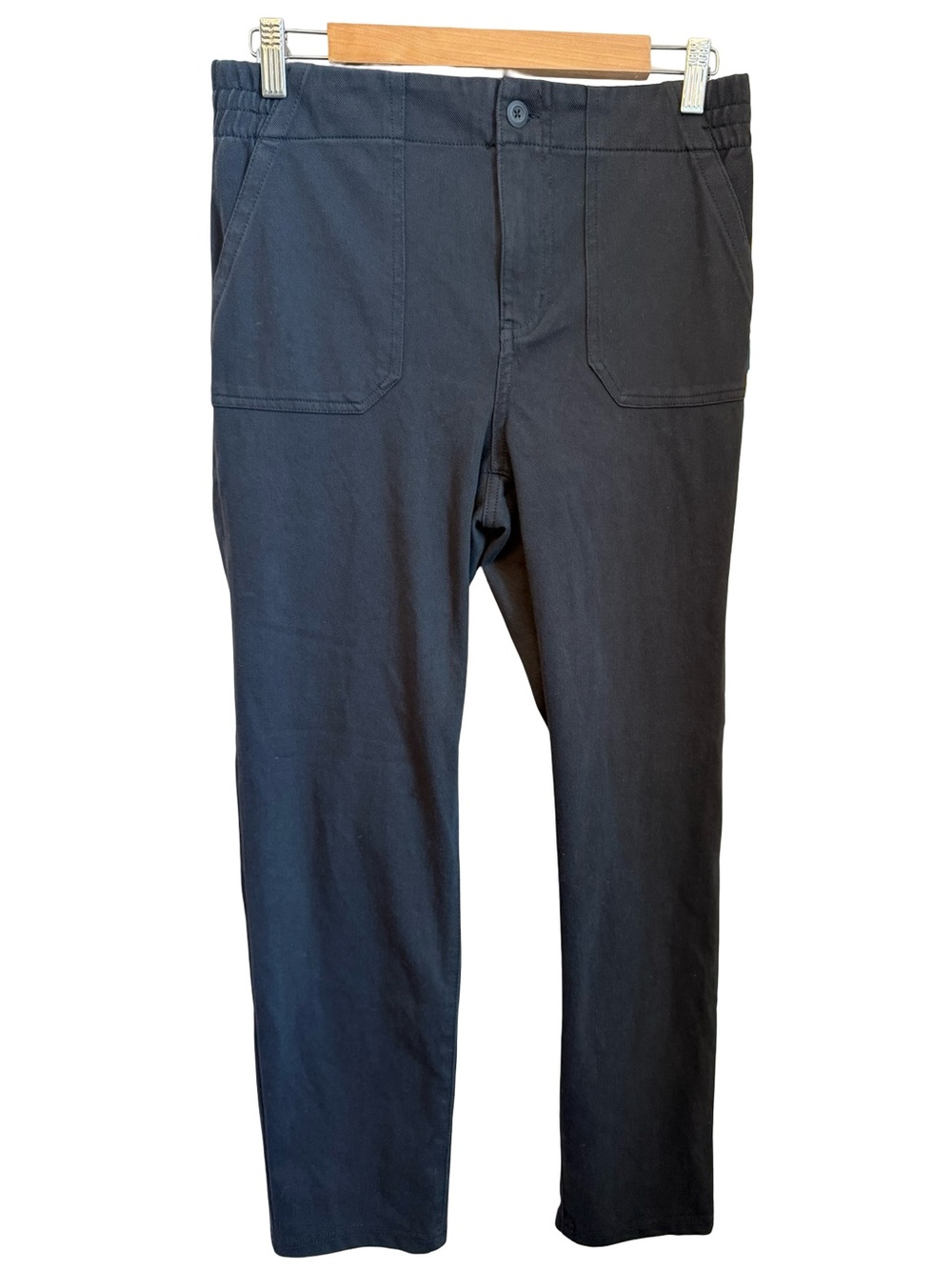 32° Heat Black Pull-On Stretch Pants Women's Size Small 27.5" Inseam Pockets